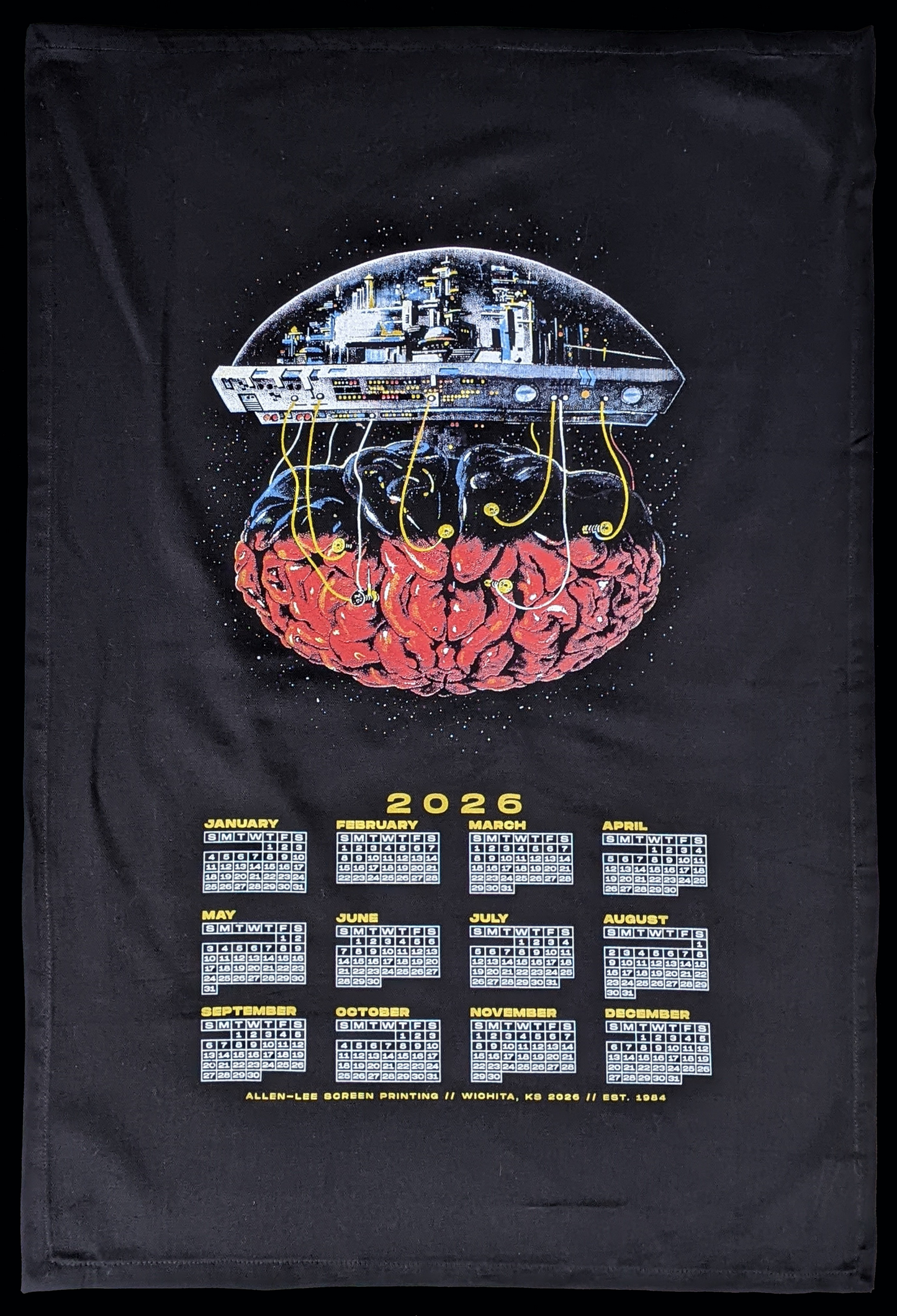 Out of Control - Screen Printed Calendar