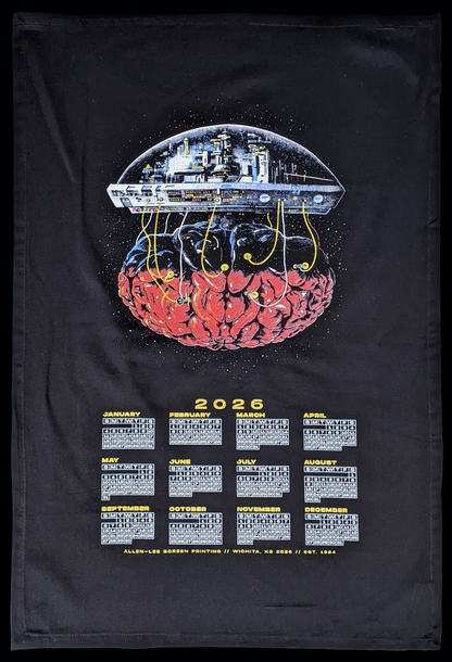 Out of Control - Screen Printed Calendar